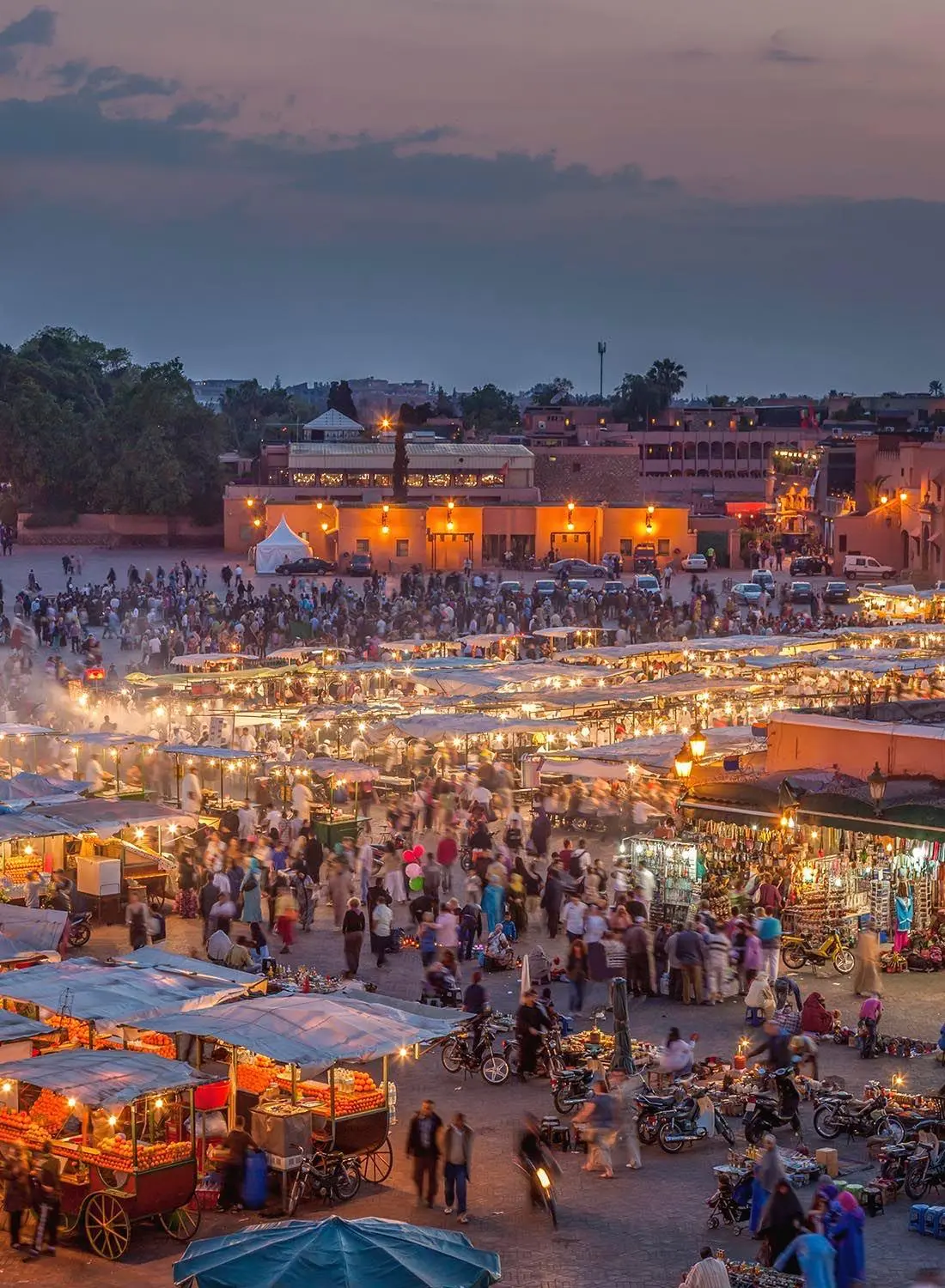 Touren nach Marokko, Marrakesch-Stände